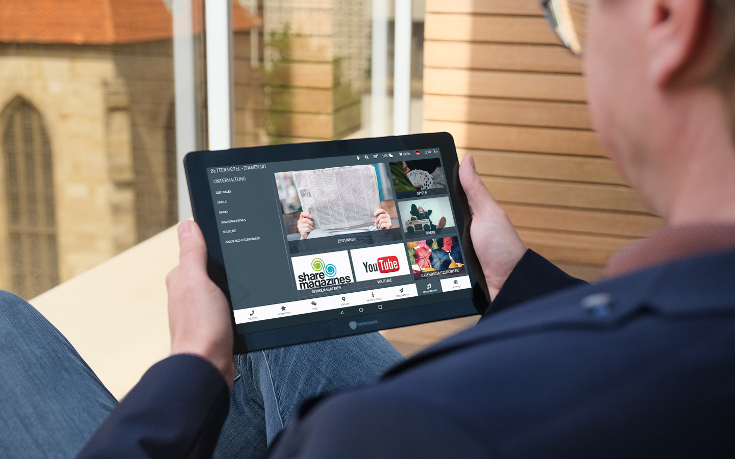 In-Room Tablet mit Integrationen