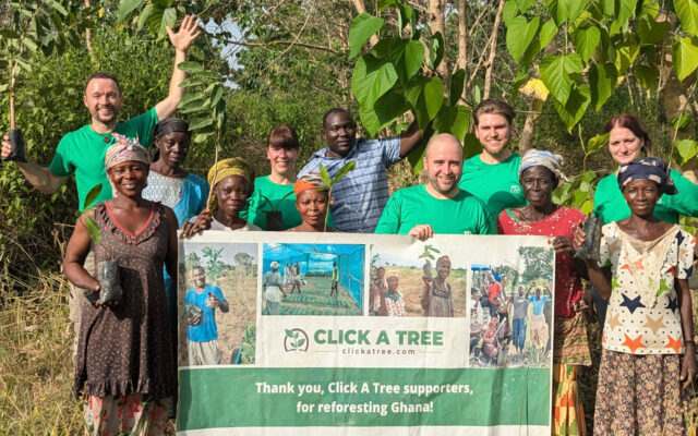 Click a Tree aufforstung Ghana