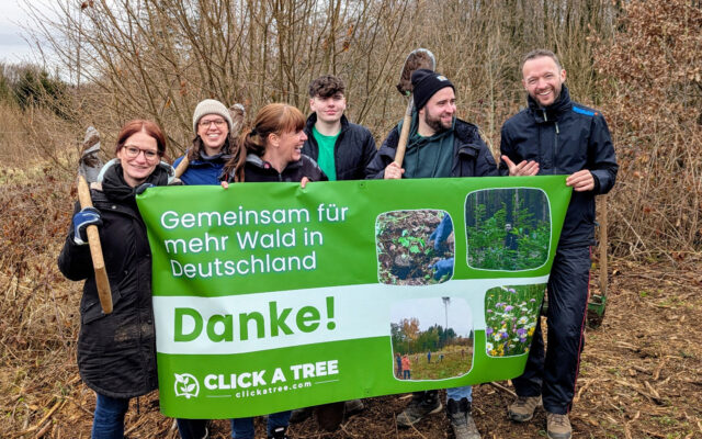 team von click a tree baum pflanzen deutschland