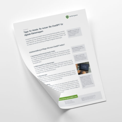 Merkblatt Tipps zum Umgang mit CHat GPT für die Nutzung der Gästemappe