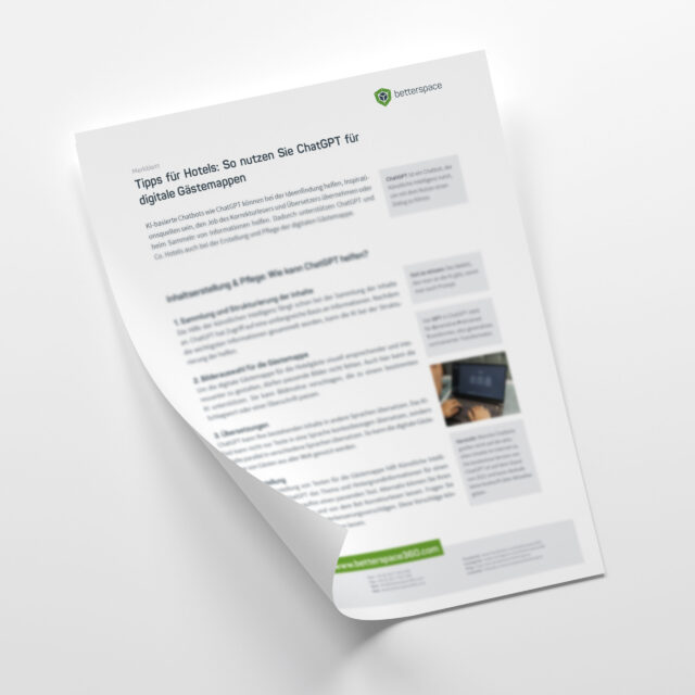 Merkblatt Tipps zum Umgang mit CHat GPT für die Nutzung der Gästemappe