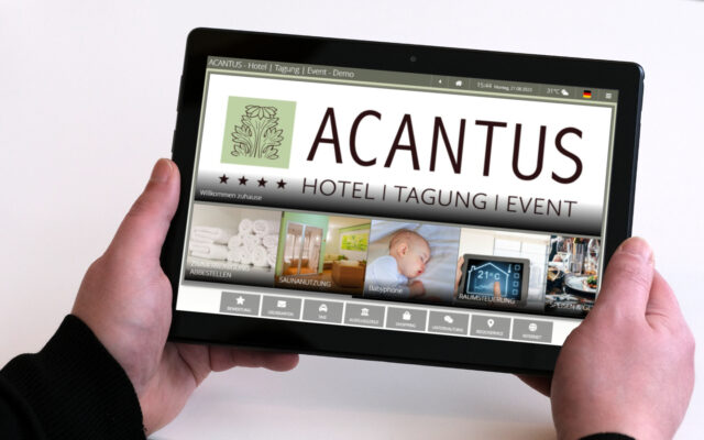 Die digitale Gästemappe vom ACANTUS Hotel
