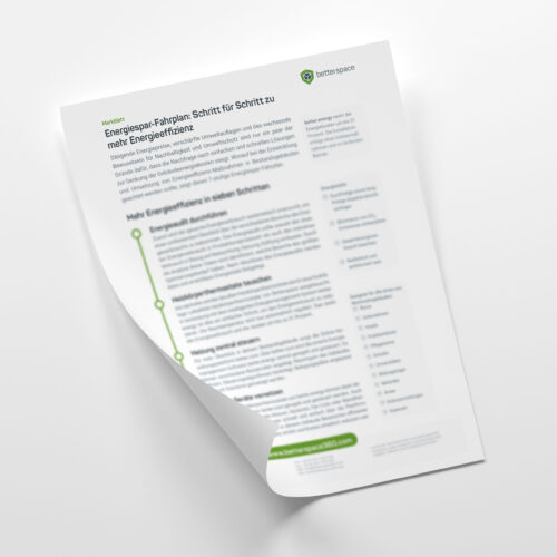 Merkblatt Energiespar-Fahrplan