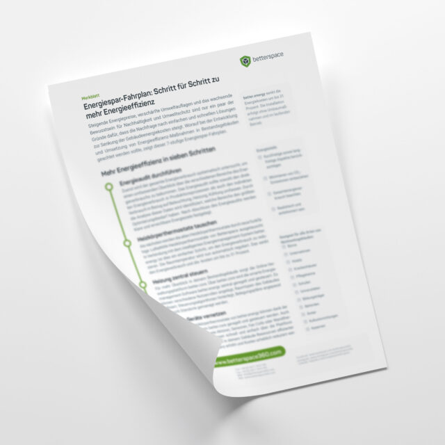 Merkblatt Energiespar-Fahrplan