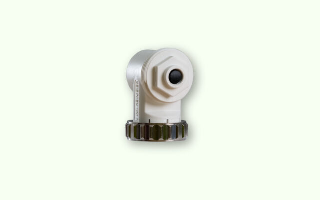 Heimeier M30x1.5 elbow connection for thermostatic heads and actuators