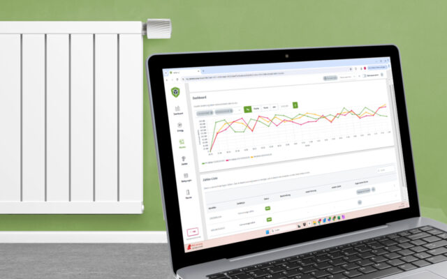 heizung mit dashboard better.energy - monitor wärmeverbrauchsemessung