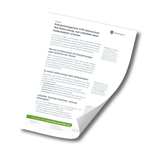 Merkblatt Titel Datenschutz trifft Energiemanagement