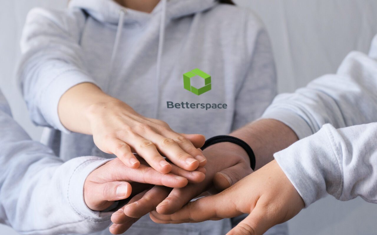 betterspace team hände neues logo