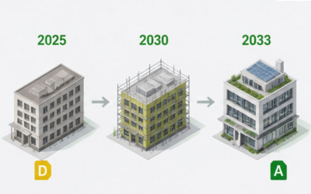 transformation zu energieeffizientem Betreiber-Gebäude